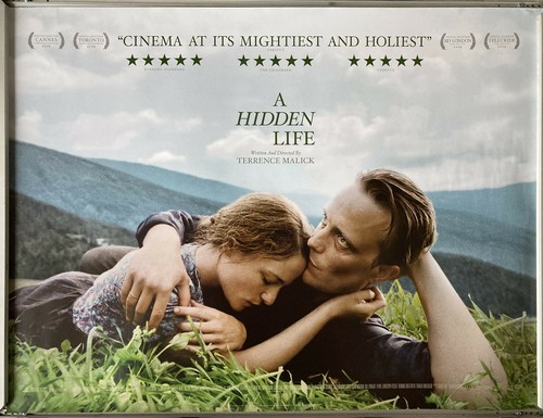 Cinema poster hidden life - a,